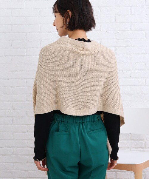 SHOO・LA・RUE（シューラルー）の「◆【2WAY】アソートニットストール（ストール/ショール・レディース・ライトベージュ/グレー系3/ベージュ系3・00）」の14枚目の写真