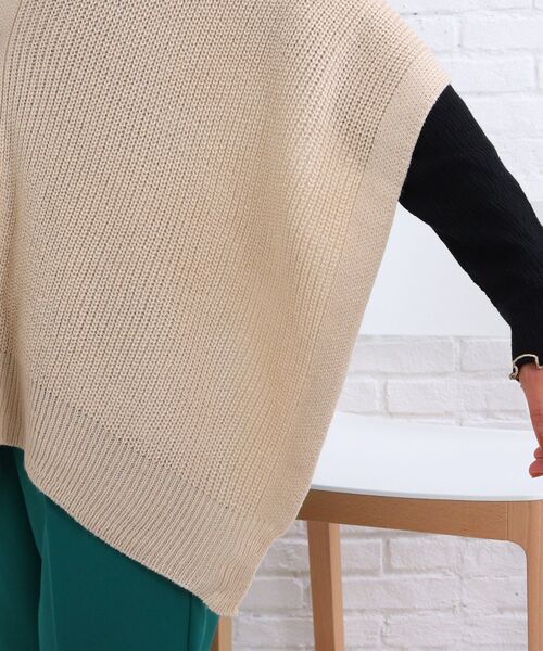 SHOO・LA・RUE（シューラルー）の「◆【2WAY】アソートニットストール（ストール/ショール・レディース・ライトベージュ/グレー系3/ベージュ系3・00）」の11枚目の写真