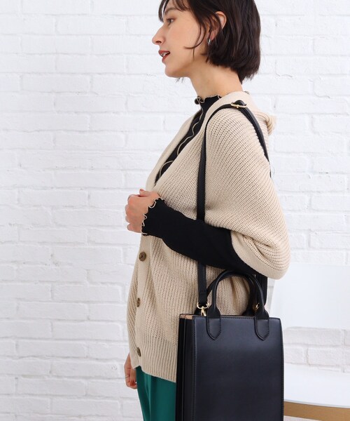 SHOO・LA・RUE（シューラルー）の「◆【2WAY】アソートニットストール（ストール/ショール・レディース・ライトベージュ/グレー系3/ベージュ系3・00）」の10枚目の写真