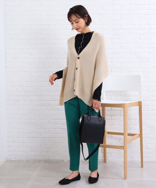 SHOO・LA・RUE（シューラルー）の「◆【2WAY】アソートニットストール（ストール/ショール・レディース・ライトベージュ/グレー系3/ベージュ系3・00）」の21枚目の写真