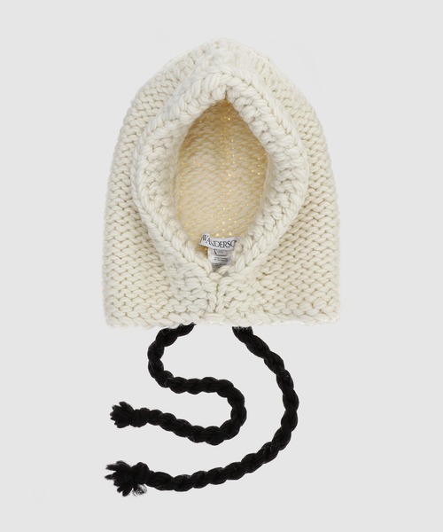 JW Anderson（ジェイダブリューアンダーソン）の「ボウシ（ニットキャップ/ビーニー・レディース・グレー系その他/ホワイト系その他/ブラック系その他・FREE）」の2枚目の写真