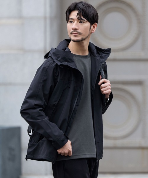 4wayストレッチ 撥水マウンテンパーカー ジャケット（マウンテン