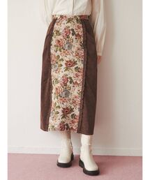 merry jenny | ジャガードコンビスカート(スカート)