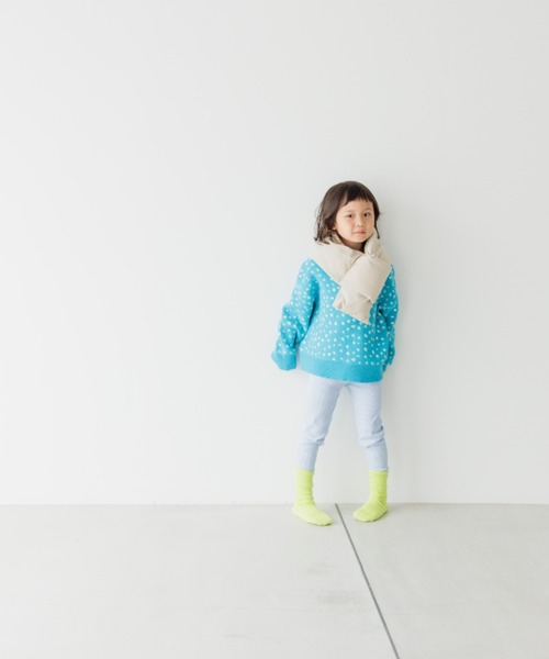 LOWRYS FARM（ローリーズファーム）の「エアサーマルマフラー　352976（マフラー・キッズ・ブラック/カーキ/アイボリー・FREE）」の12枚目の写真