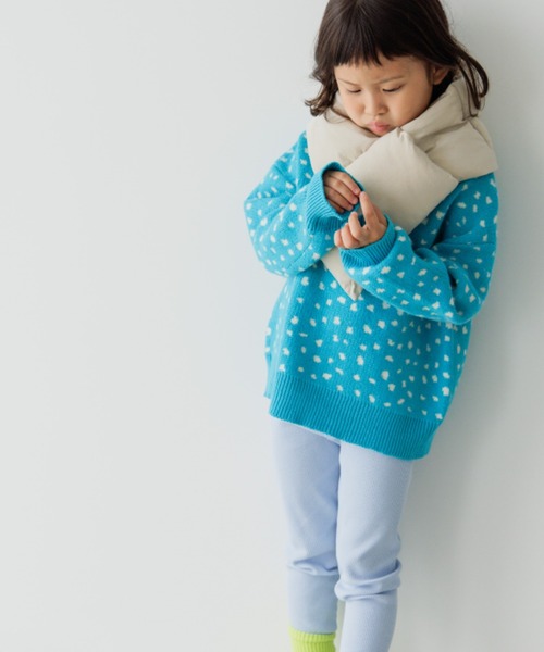 LOWRYS FARM（ローリーズファーム）の「エアサーマルマフラー　352976（マフラー・キッズ・ブラック/カーキ/アイボリー・FREE）」の14枚目の写真