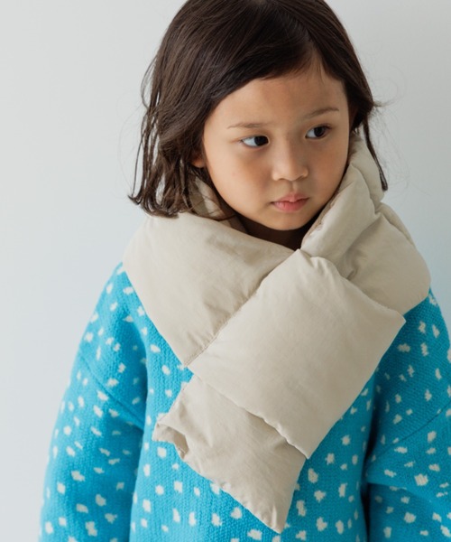 LOWRYS FARM（ローリーズファーム）の「エアサーマルマフラー　352976（マフラー・キッズ・ブラック/カーキ/アイボリー・FREE）」の15枚目の写真