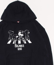 BIG MIKE（ビッグマイク）の「BIG MIKE ビッグマイク/ ABBEY MIKE HOODIE プリント 長袖プルオーバーパーカー 102218901（パーカー・メンズ）」