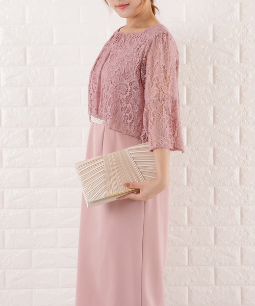 Lace Ladies（レースレディース）の「サテンプリーツ2wayクラッチバッグ（クラッチバッグ・レディース・ブラック/シルバー/ベージュ・FREE）」の6枚目の写真
