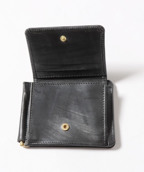 GLENROYAL（グレンロイヤル）の「GLENROYAL/グレンロイヤル MONEY CLIP WITH COIN POCKET 二つ折り財布（財布・メンズ・ダークブルー/ブラック/ダークブラウン・FREE）」の9枚目の写真