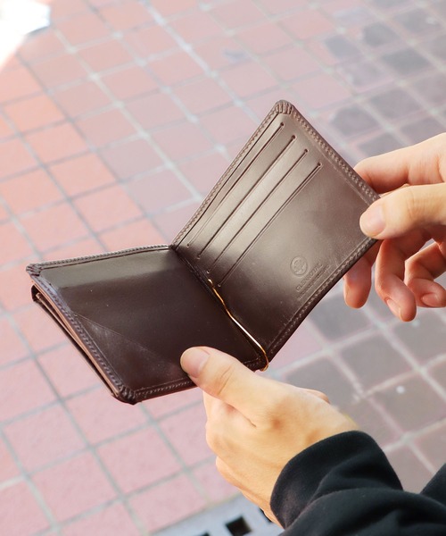 GLENROYAL（グレンロイヤル）の「GLENROYAL/グレンロイヤル MONEY CLIP WITH COIN POCKET 二つ折り財布（財布・メンズ・ダークブルー/ブラック/ダークブラウン・FREE）」の19枚目の写真