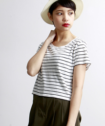 WEGO | WEGO/リネンモダールUネックショートTシャツ(Tシャツ/カットソー)