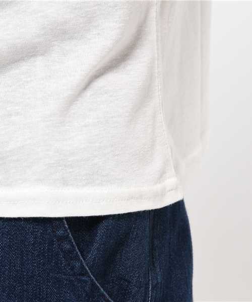 WEGO（ウィゴー）の「WEGO/リネンモダールUネックショートTシャツ（Tシャツ/カットソー・レディース・ホワイト/アイボリー/ホワイト系その他/カーキ・FREE）」の16枚目の写真