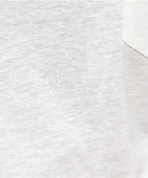 WEGO（ウィゴー）の「WEGO/リネンモダールUネックショートTシャツ（Tシャツ/カットソー・レディース・ホワイト/アイボリー/ホワイト系その他/カーキ・FREE）」の17枚目の写真