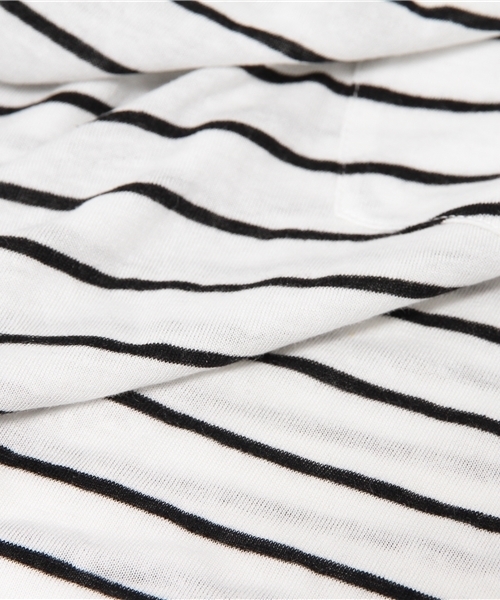 WEGO（ウィゴー）の「WEGO/リネンモダールUネックショートTシャツ（Tシャツ/カットソー・レディース・ホワイト/アイボリー/ホワイト系その他/カーキ・FREE）」の6枚目の写真