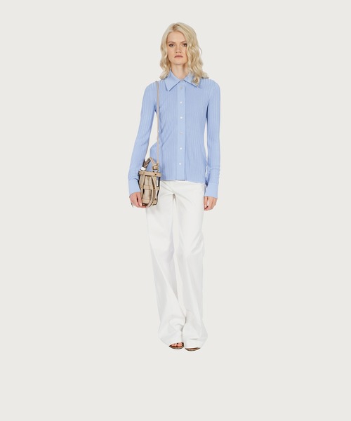 【Ferragamo】ケージ スモール ショルダーバッグ FERRAGAMO（フェラガモ）の「FERRAGAMO CAGE BAG（スモール