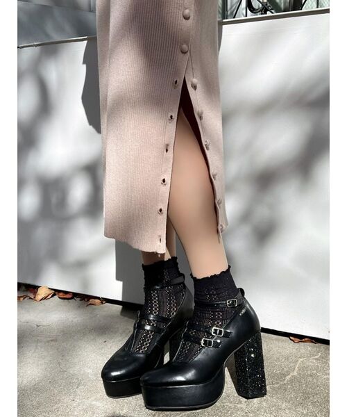 EATME（イートミー）の「ネックハーネスニットワンピース（ワンピース