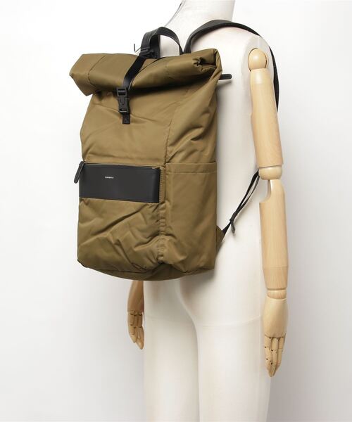 SANDQVIST（サンドクヴィスト）の「ALBUS（バックパック/リュック・メンズ・ブラック/カーキ・FREE）」の17枚目の写真
