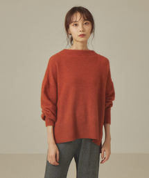 abahouse mavie | W混ふわふわモックネック(ニット/セーター)