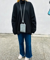 Legato Largo（レガートラルゴ）の「Legato Largo / レガートラルゴ / フルグレインフェイクレザー　スマホショルダー / LG-D1161Z（ショルダーバッグ）」