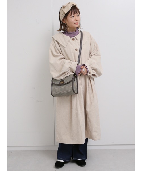 ehka sopo（エヘカソポ）の「コーデュロイビッグカラーコート（その他