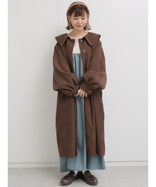 ehkasopo ロングコート ehka sopo（エヘカソポ）ロングコートのコーディネート一覧【1