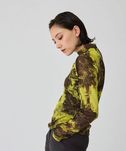 UNITED TOKYO(ユナイテッドトウキョウ)の「スウィルアートシアートップス(Tシャツ/カットソー・レディース・イエロー/インディゴブルー・FREE)」の3枚目の写真