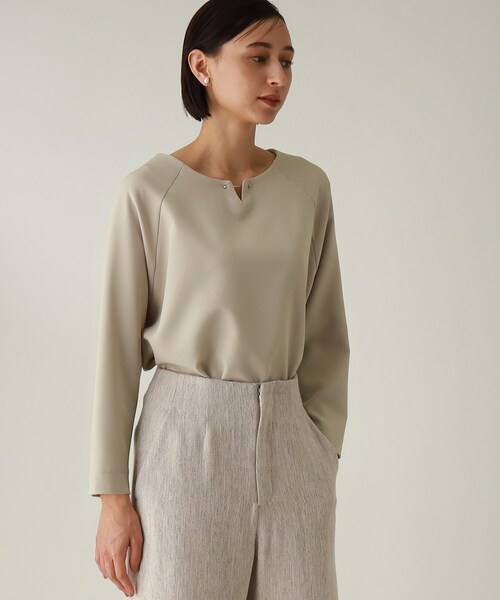 THE SHOP TK （ザ ショップ ティーケー ）の「◆【セレモニー/入卒/洗える/2WAY】ダブルクロスメタルバーブラウス（シャツ/ブラウス・レディース・ブラック/ライトグレー/ネイビー・11/12/13/14）」の22枚目の写真