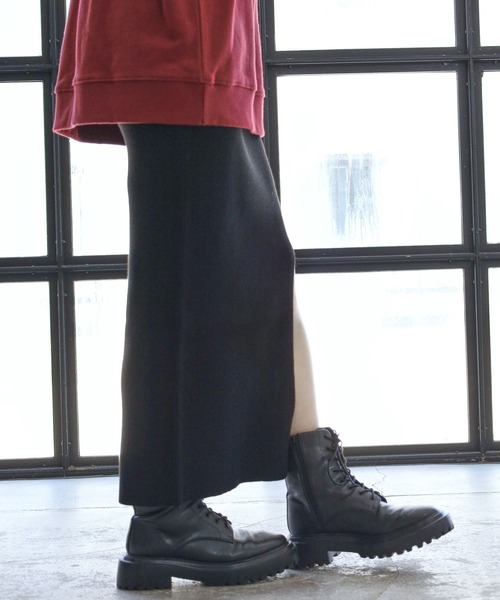 PAGEBOY（ページボーイ）の「PAGEBOYLIM/リブニットナロースカート（スカート・レディース・ブラック/ボルドー/カーキ・FREE）」の15枚目の写真