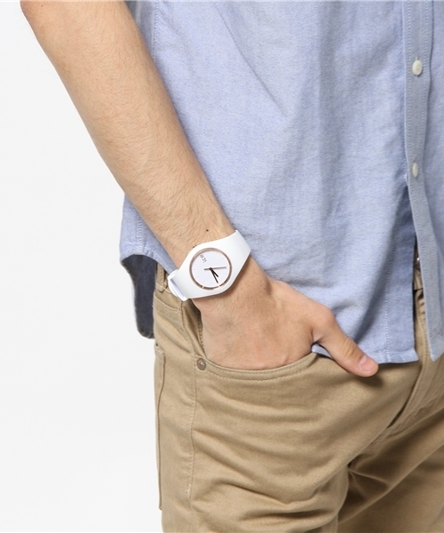ICE WATCH（アイスウォッチ）の「【厳選アイテム】(ICE WATCH)ICE-GLAM WRG US（アナログ腕時計・メンズ・ホワイト・ONE SIZE）」の8枚目の写真