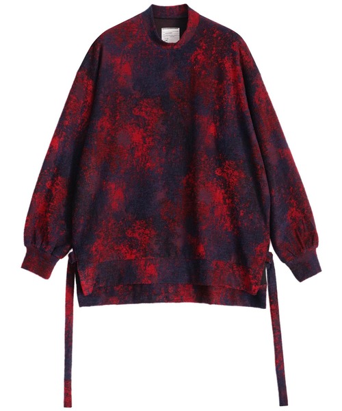 SHAREEF（シャリーフ）の「PILE JQ MOCK NECK L/S PO（Tシャツ/カットソー・メンズ・オレンジ/ターコイズブルー/レッド・3/2/1）」の9枚目の写真