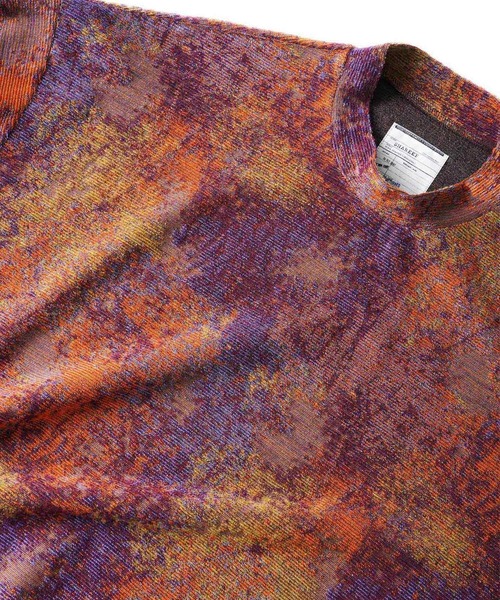 SHAREEF（シャリーフ）の「PILE JQ MOCK NECK L/S PO（Tシャツ/カットソー・メンズ・オレンジ/ターコイズブルー/レッド・3/2/1）」の16枚目の写真