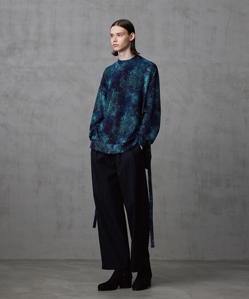 SHAREEF（シャリーフ）の「PILE JQ MOCK NECK L/S PO（Tシャツ