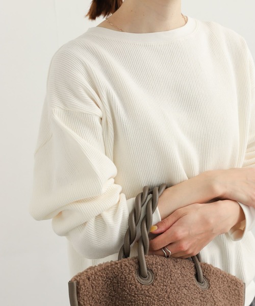 ダブルフェイスロングスリーブＴシャツ main image 1
