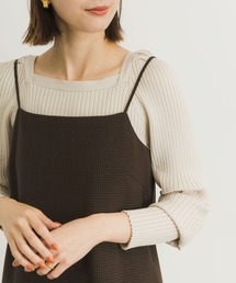 URBAN RESEARCH | パフスリーブリブニット(ニット/セーター)