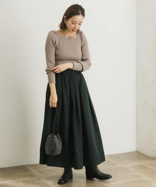 URBAN RESEARCH【新品】パフスリーブリブニット URBAN RESEARCH（アーバンリサーチ）の「パフスリーブリブニット