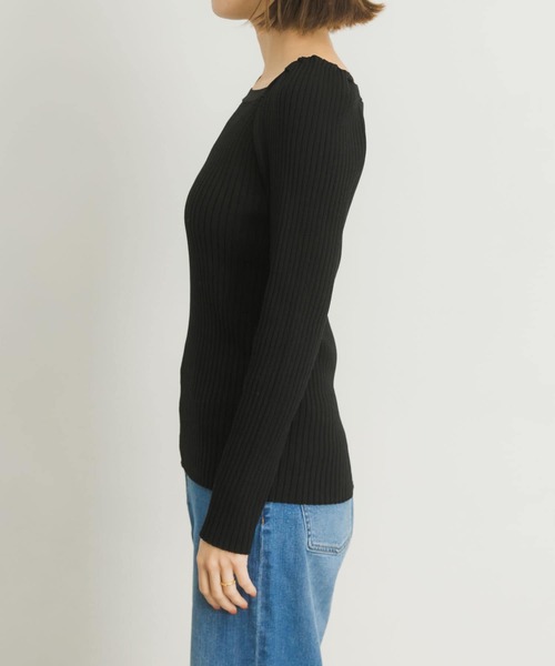 URBAN RESEARCH【新品】パフスリーブリブニット URBAN RESEARCH（アーバンリサーチ）の「パフスリーブリブニット