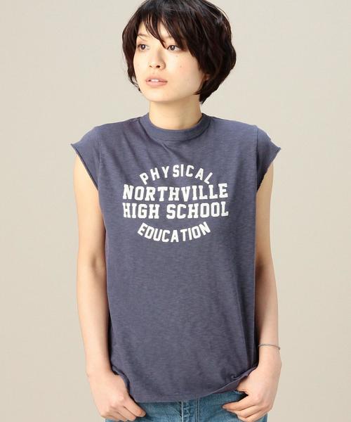 Champion（チャンピオン）の「BYBC Champion キャップスリーブカットソー◆（Tシャツ/カットソー・レディース・ホワイト/ケリー/ネイビー・MEDIUM）」の3枚目の写真