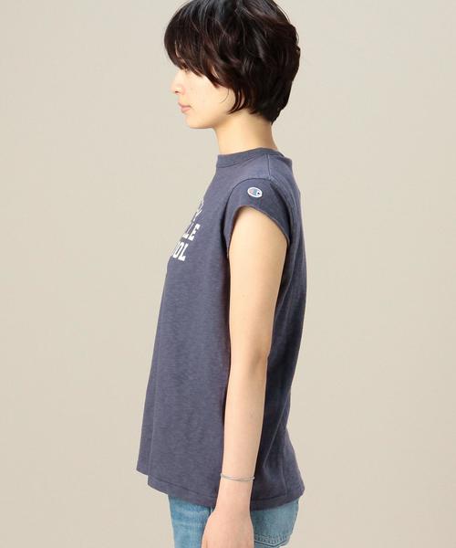 Champion（チャンピオン）の「BYBC Champion キャップスリーブカットソー◆（Tシャツ/カットソー・レディース・ホワイト/ケリー/ネイビー・MEDIUM）」の12枚目の写真