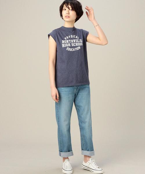 Champion（チャンピオン）の「BYBC Champion キャップスリーブカットソー◆（Tシャツ/カットソー・レディース・ホワイト/ケリー/ネイビー・MEDIUM）」の13枚目の写真