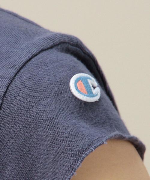 Champion（チャンピオン）の「BYBC Champion キャップスリーブカットソー◆（Tシャツ/カットソー・レディース・ホワイト/ケリー/ネイビー・MEDIUM）」の16枚目の写真