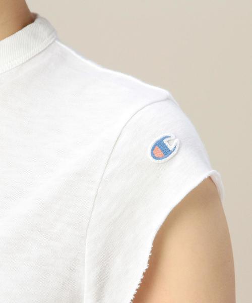 Champion（チャンピオン）の「BYBC Champion キャップスリーブカットソー◆（Tシャツ/カットソー・レディース・ホワイト/ケリー/ネイビー・MEDIUM）」の10枚目の写真