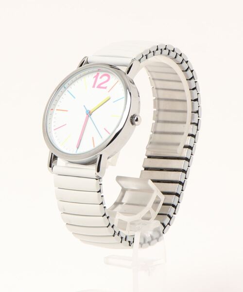 Three Four Time（ｽﾘｰﾌｫｰﾀｲﾑ）の「カラフルジャバラウォッチ　/　時計（アナログ腕時計・レディース・グレー/ブラック・FREE）」の11枚目の写真