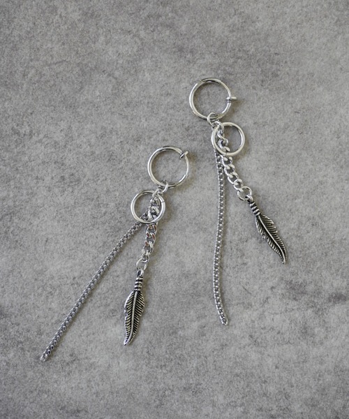 Port（ポート）の「【 ノンホール 】モチーフ デザイン スプリング フープ イヤリング（イヤリング・メンズ・シルバー/シルバー系その他/その他7/その他1/その他2/その他3/その他5/その他8/シルバー系その他2/シルバー系その他4/シルバー系その他6/その他4/シルバー系その他3/シルバー系その他5/シルバー系その他7・FREE）」の11枚目の写真