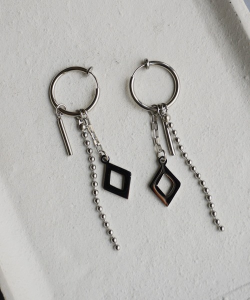 Port（ポート）の「【 ノンホール 】モチーフ デザイン スプリング フープ イヤリング（イヤリング・メンズ・シルバー/シルバー系その他/その他7/その他1/その他2/その他3/その他5/その他8/シルバー系その他2/シルバー系その他4/シルバー系その他6/その他4/シルバー系その他3/シルバー系その他5/シルバー系その他7・FREE）」の17枚目の写真