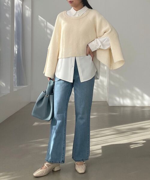 MAJESTIC LEGON(マジェスティックレゴン)の「レディギャザーストラップパンプス(パンプス・レディース・ブラック/アイボリー・X-LARGE/SMALL/MEDIUM/LARGE)」の14枚目の写真