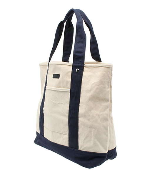 OUTLET（アウトレット）の「【CIAOPANIC TYPY】キャンバストートバッグ（トートバッグ・メンズ・ブラック/ネイビー/ストライプ/ホワイト・FREE）」の5枚目の写真