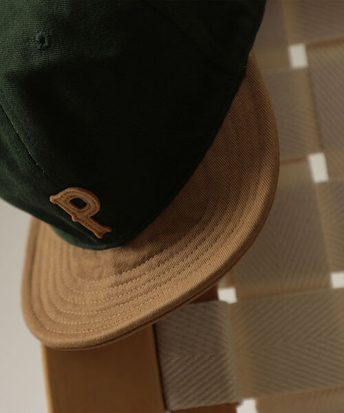 B:MING by BEAMS（ビーミングバイビームス）の「B:MING by BEAMS / 2トーン ワッペン ベースボールキャップ（キャップ・メンズ・ダークグリーン/ネイビー/ナチュラル・FREE）」の3枚目の写真