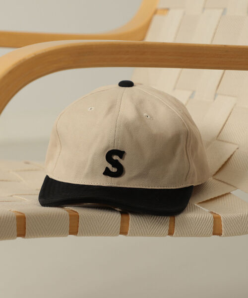 B:MING by BEAMS（ビーミングバイビームス）の「B:MING by BEAMS / 2トーン ワッペン ベースボールキャップ（キャップ・メンズ・ダークグリーン/ネイビー/ナチュラル・FREE）」の4枚目の写真