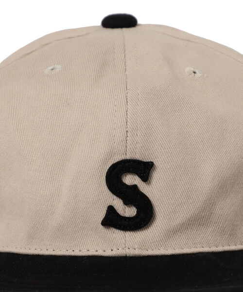 B:MING by BEAMS（ビーミングバイビームス）の「B:MING by BEAMS / 2トーン ワッペン ベースボールキャップ（キャップ・メンズ・ダークグリーン/ネイビー/ナチュラル・FREE）」の8枚目の写真