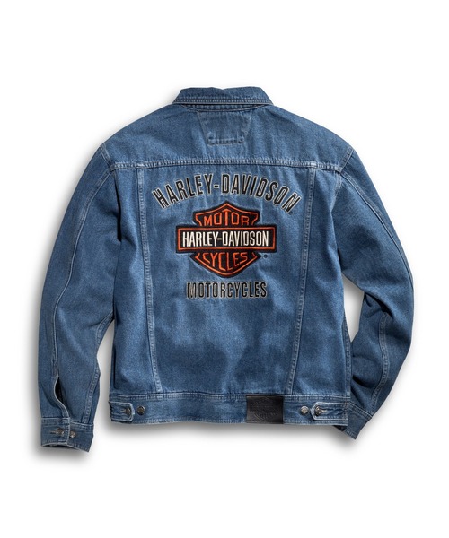 Harley-Davidson（ハーレーダビッドソン）の「バー＆シールドロゴ・デニムジャケット（デニムジャケット・メンズ・ブルー系その他・SMALL/MEDIUM）」の2枚目の写真